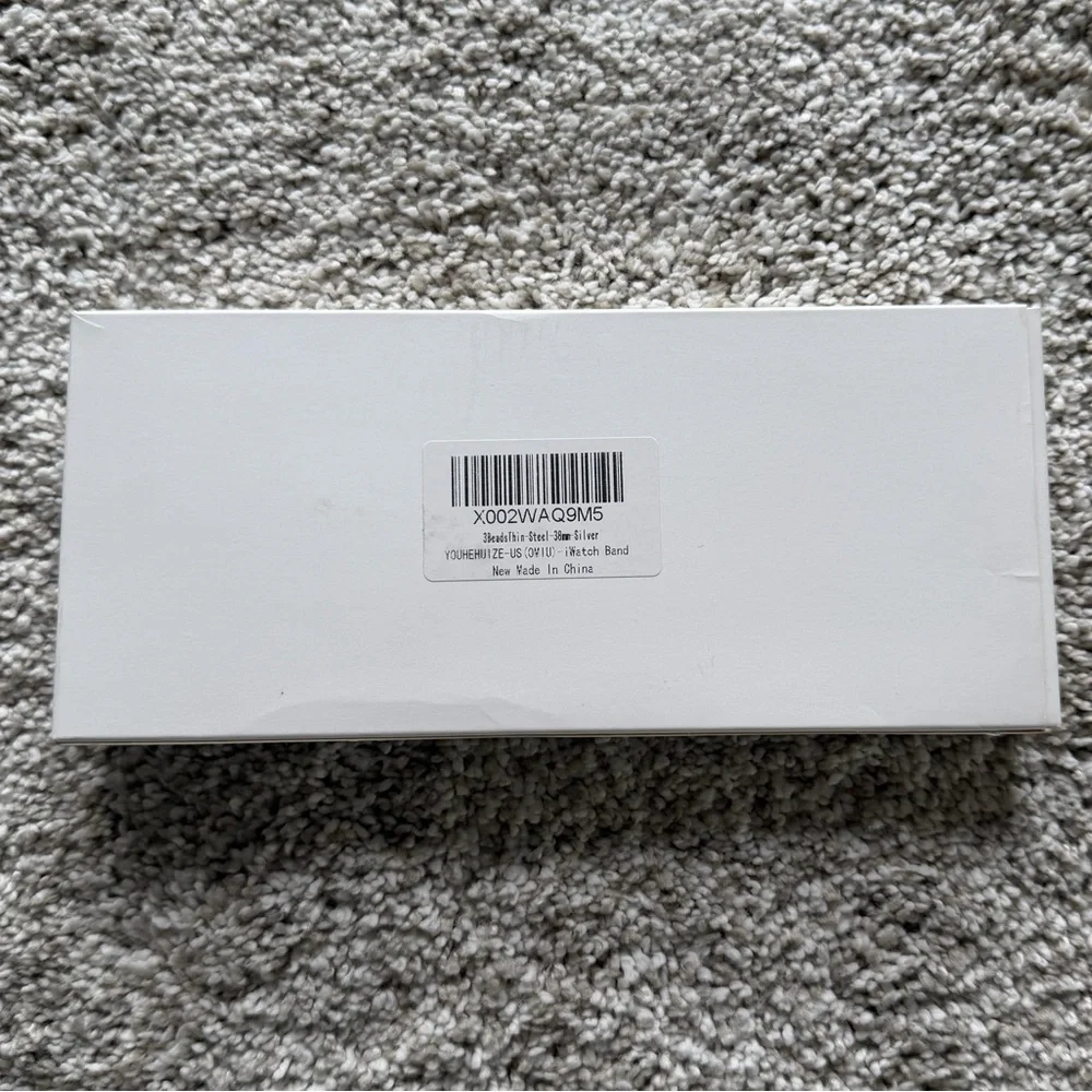 NWT | Silver Link Apple Watch Band